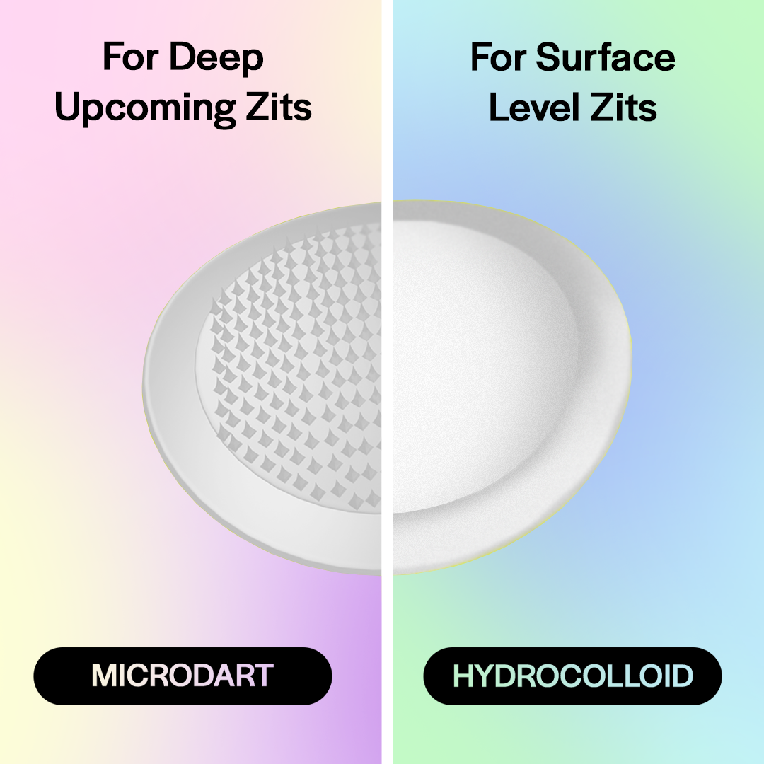 Battle of the Pimple Patches:Microdarts vs. Hydrocolloids